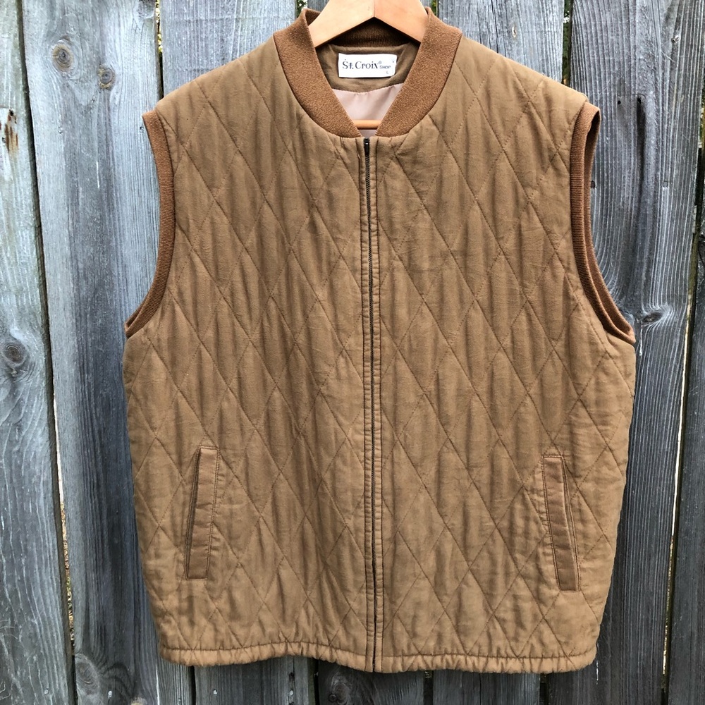 St Croix shop microfiber quilted vest
